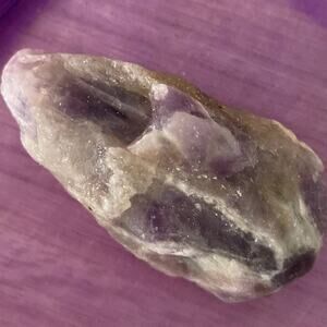 Dream Amethyst Rough Tumble Crystal - #8